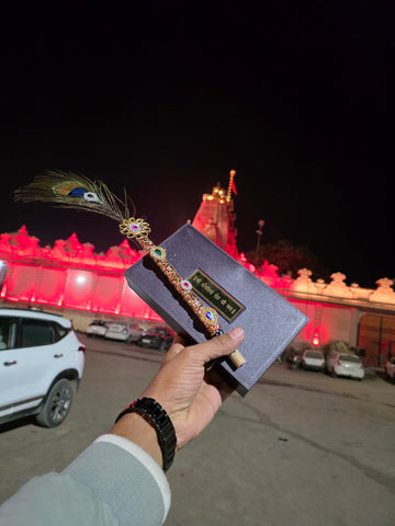 Shri Sanwaliya Seth Premium Rajwadi Darshan Box (Gold Plated Edition)